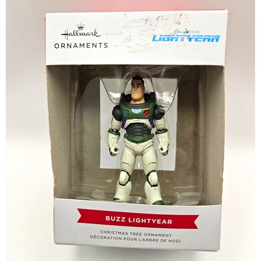 Hallmark Disney Buzz Lightyear Plastic Christmas Tree Ornament 2022